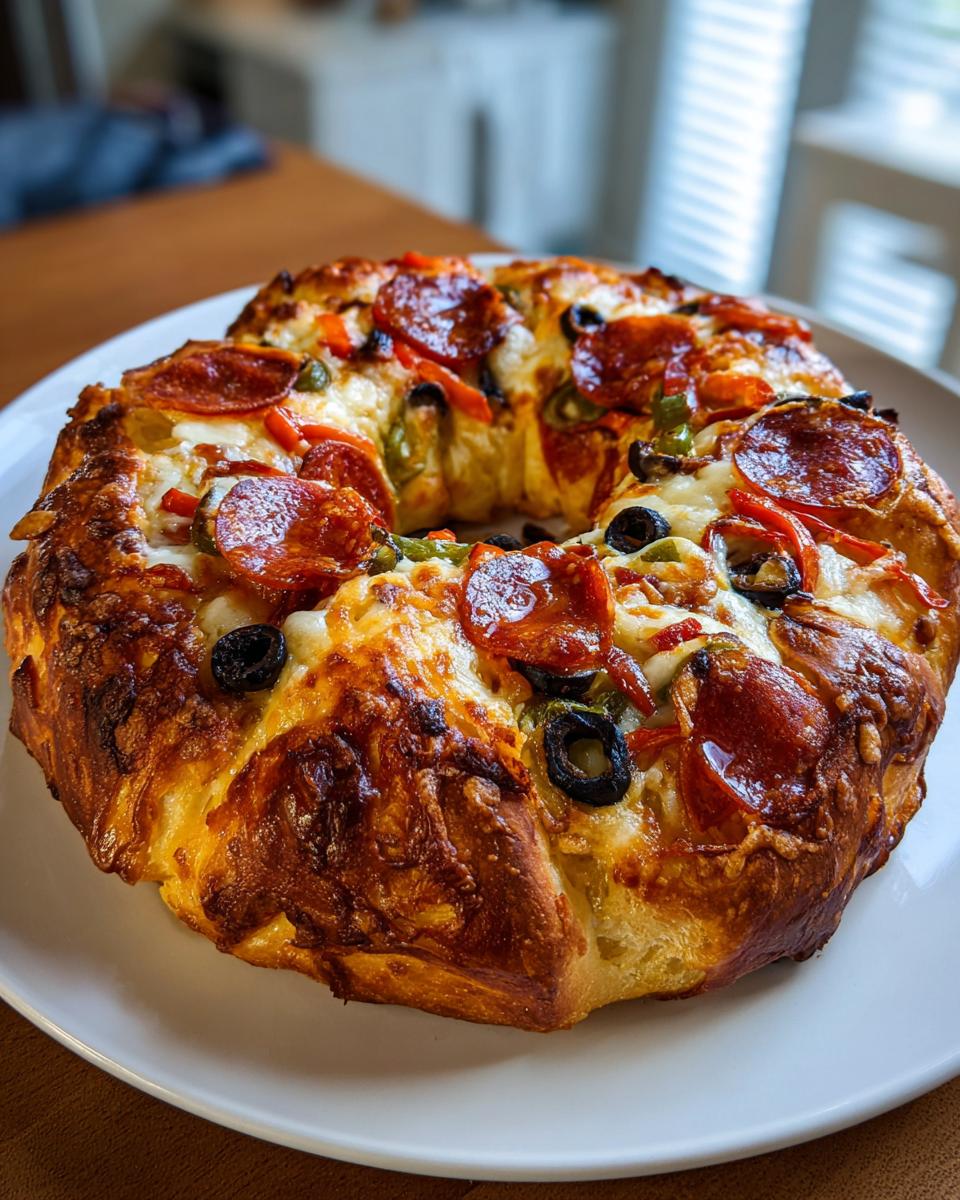 Festive Pizza Wreath: 1 Showstopper Christmas Appetizer