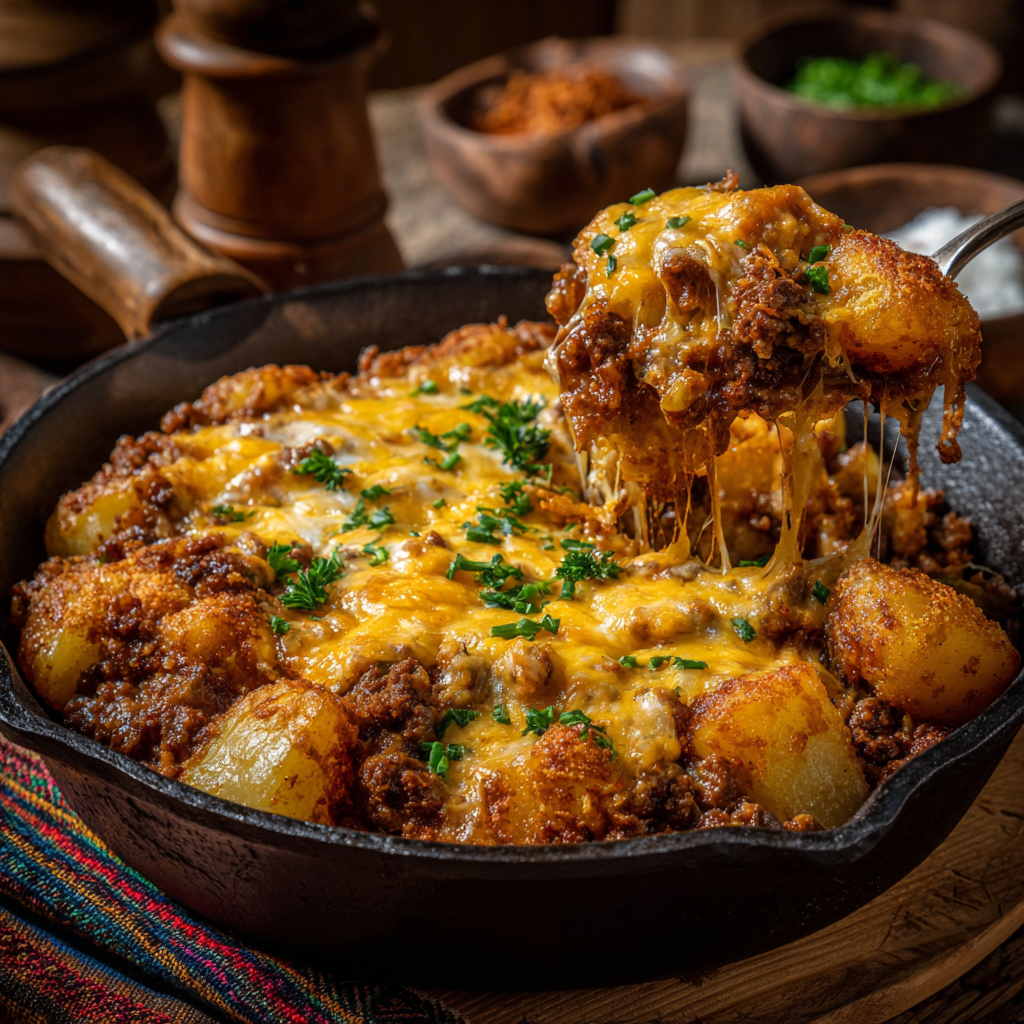 Beef and potato casserole