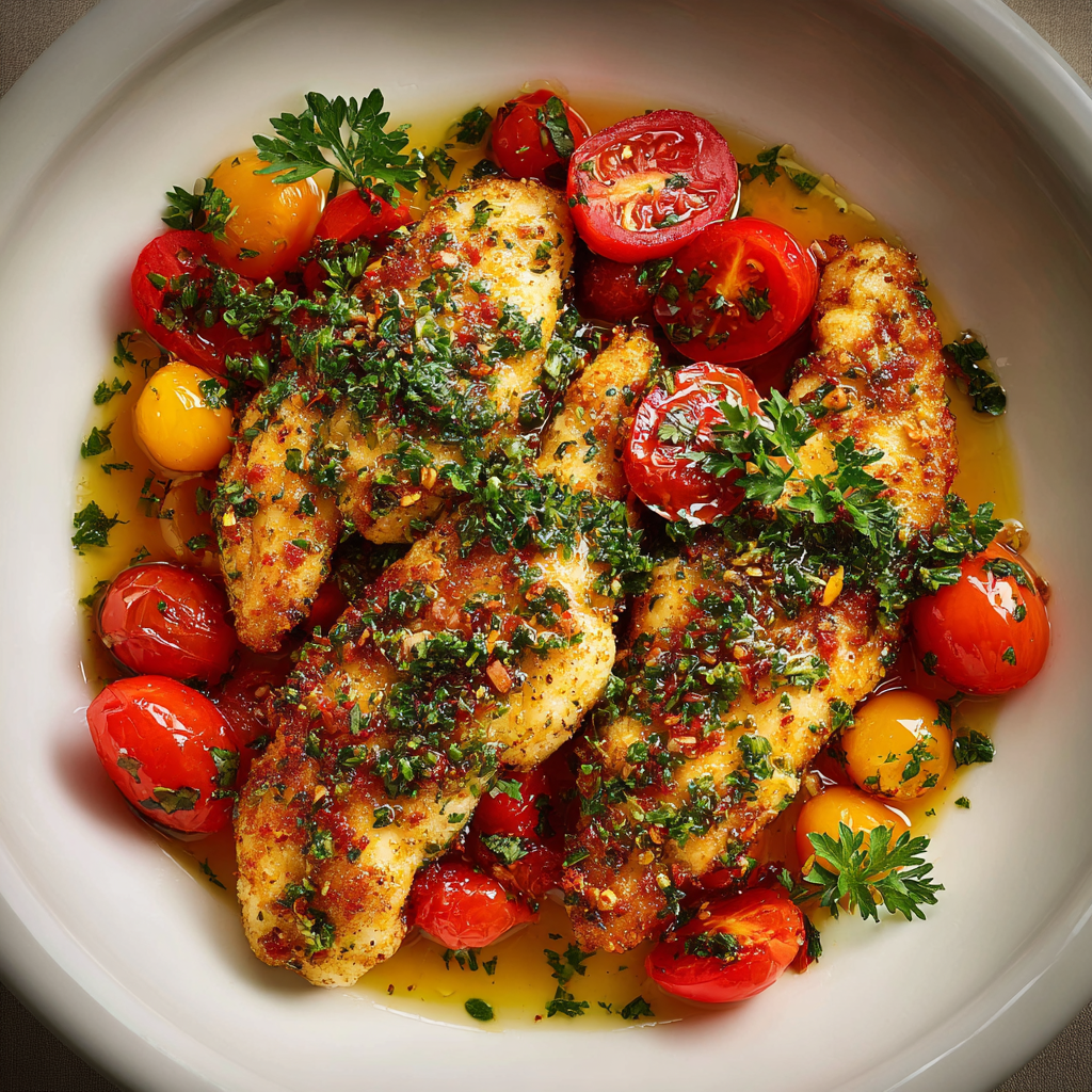 Lemon herb chicken tenders