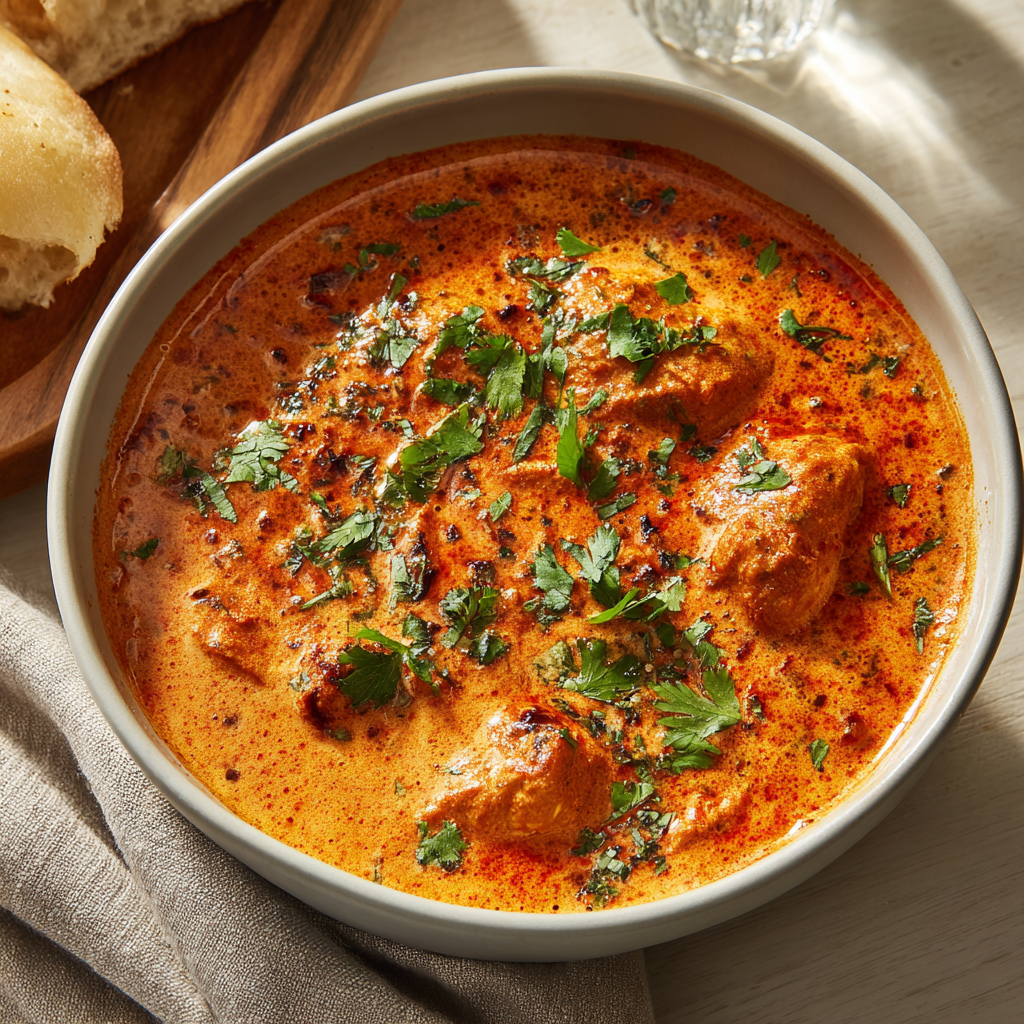 Creamy butter chicken bowl